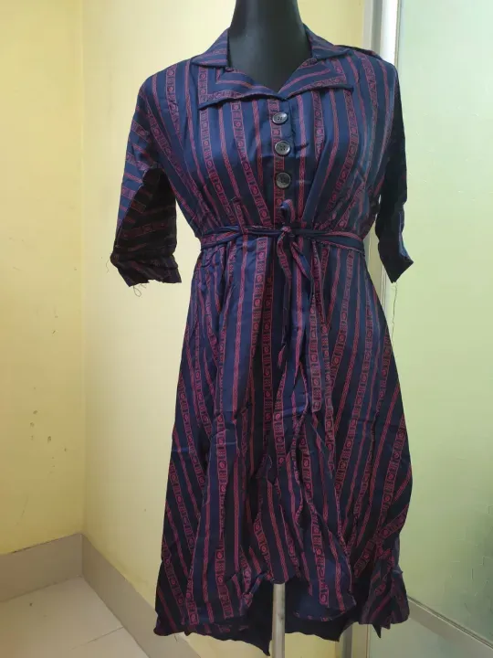 blue Stylish Hot Kurti For Girls