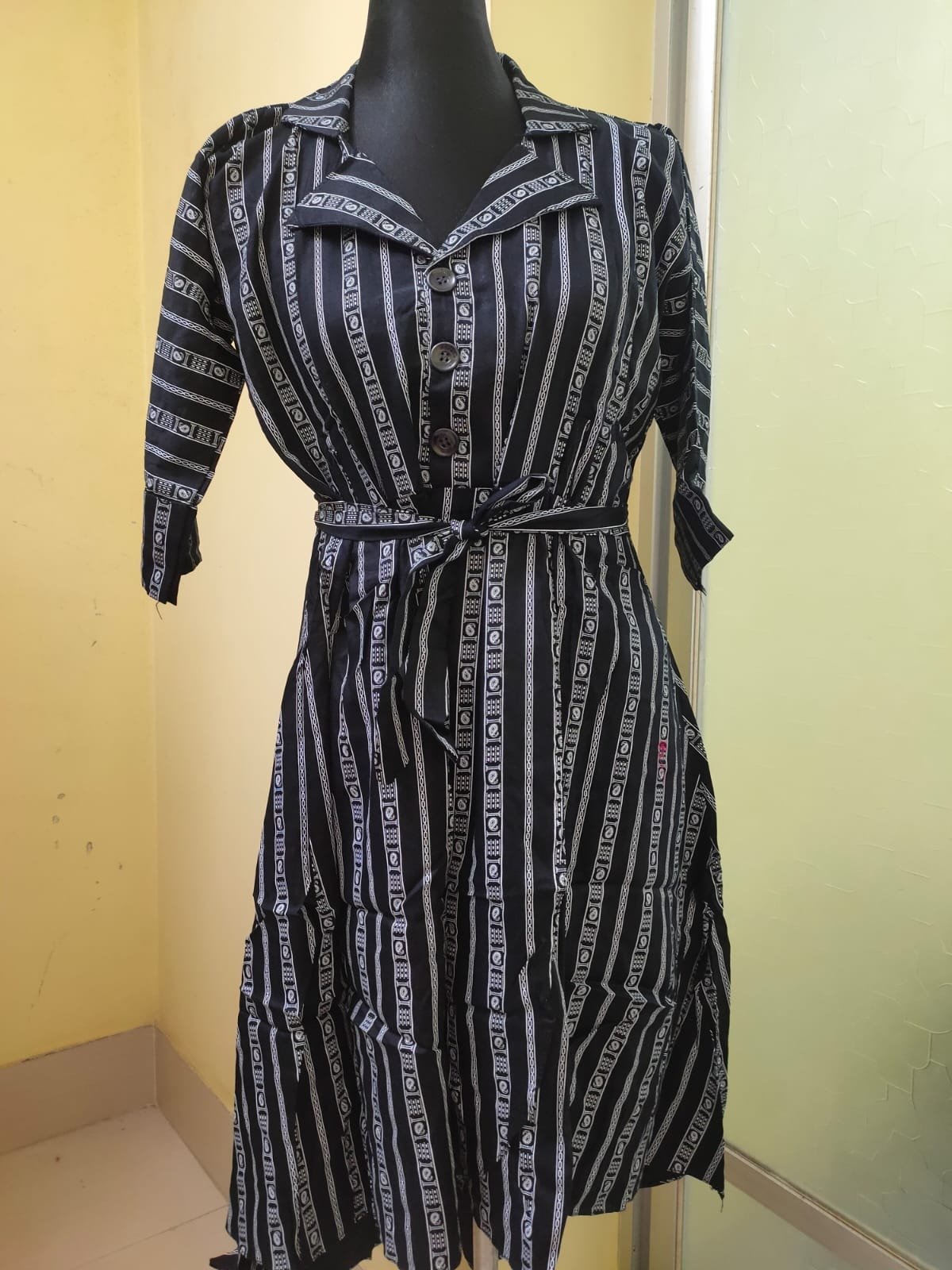 jet black Stylish Hot Kurti For Girls